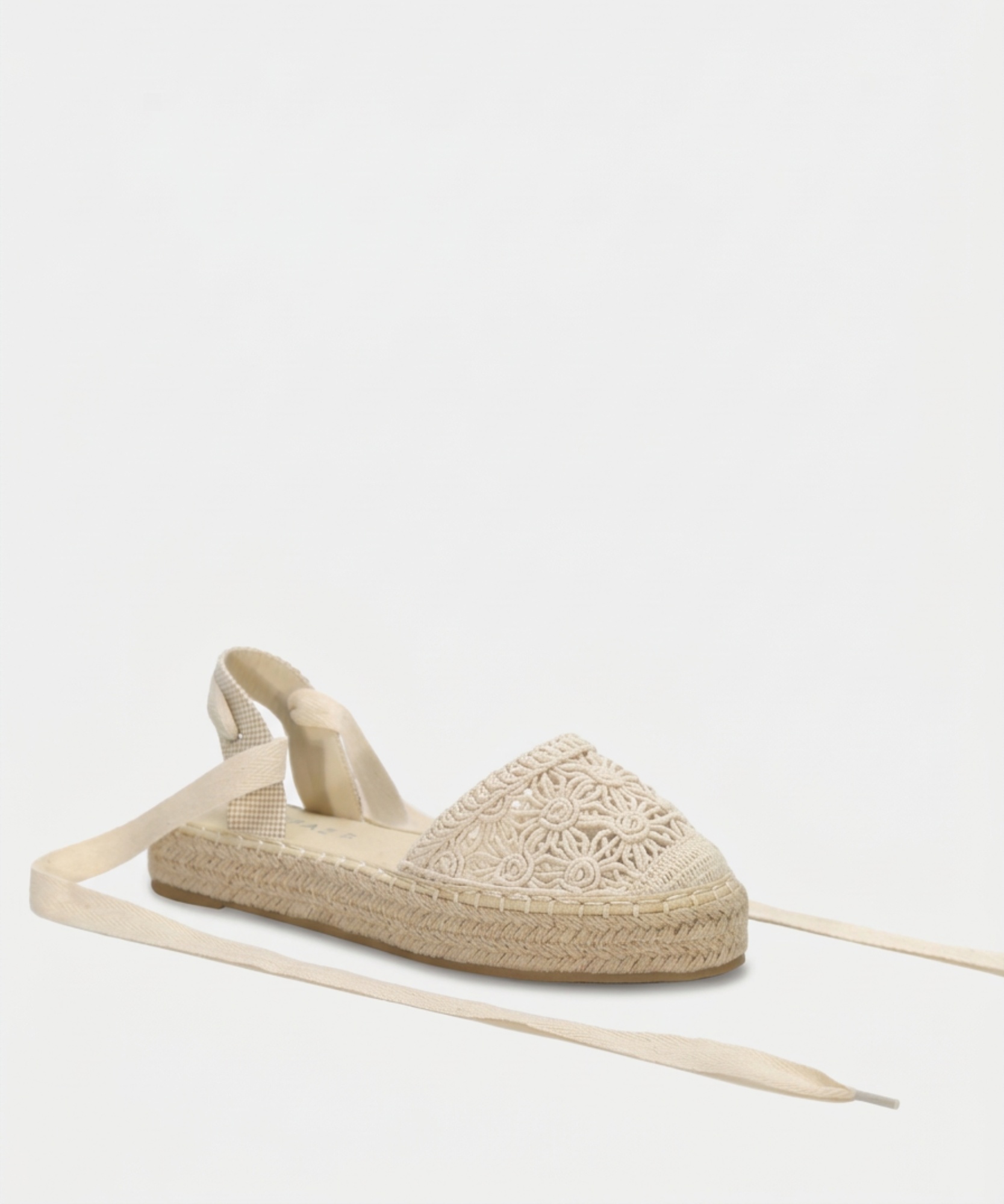 Alpargata plana atada image number null